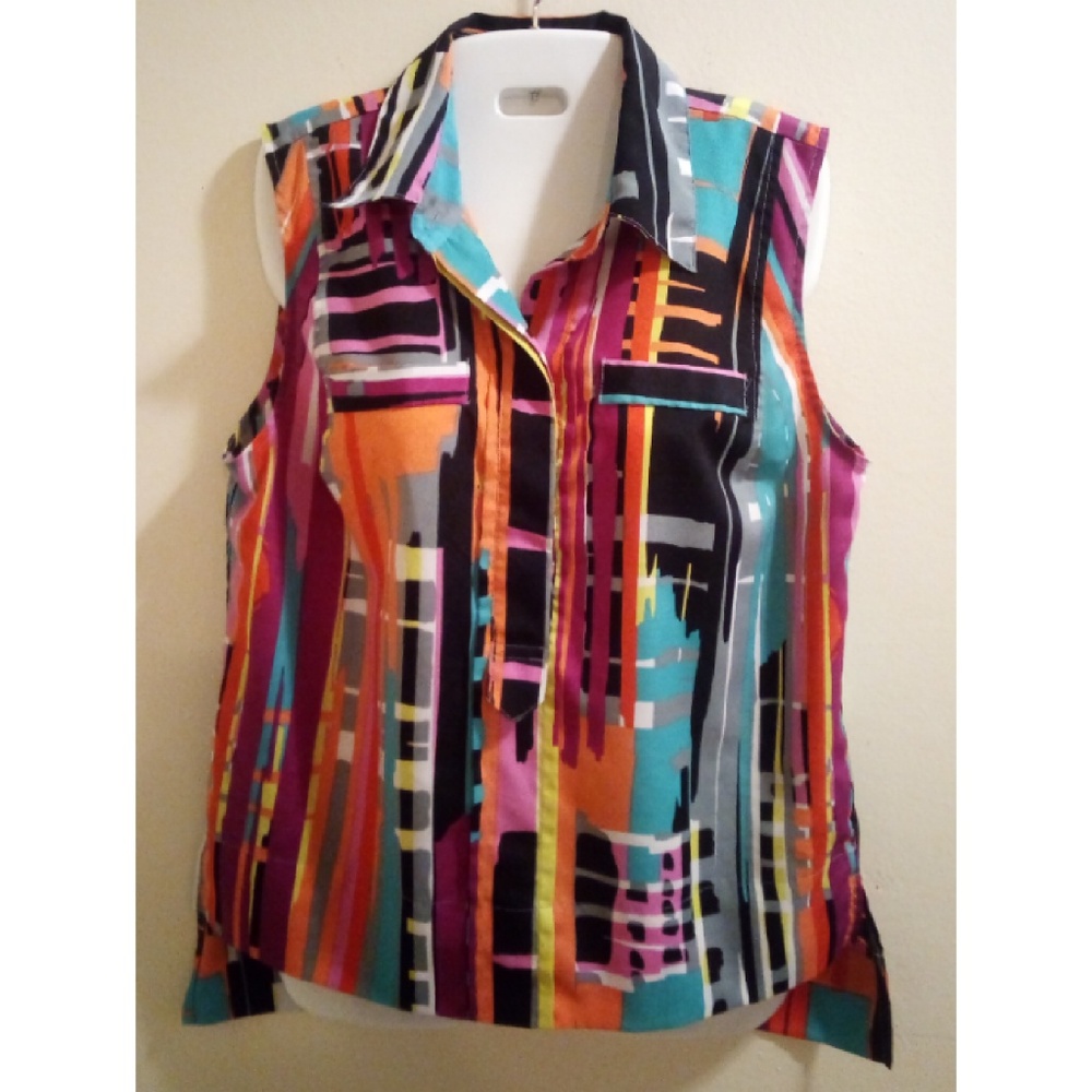 Allen b by Allen schwartz colorful top